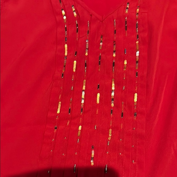 Red Sleeveless Top - Picture 8 of 12